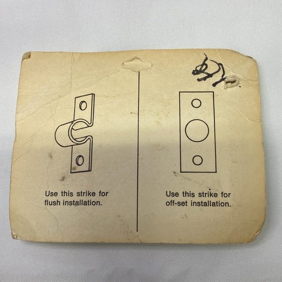 (2) New in Packaging BRASS DOOR BOLT LOCKS Home Protection - Picture 3 of 6